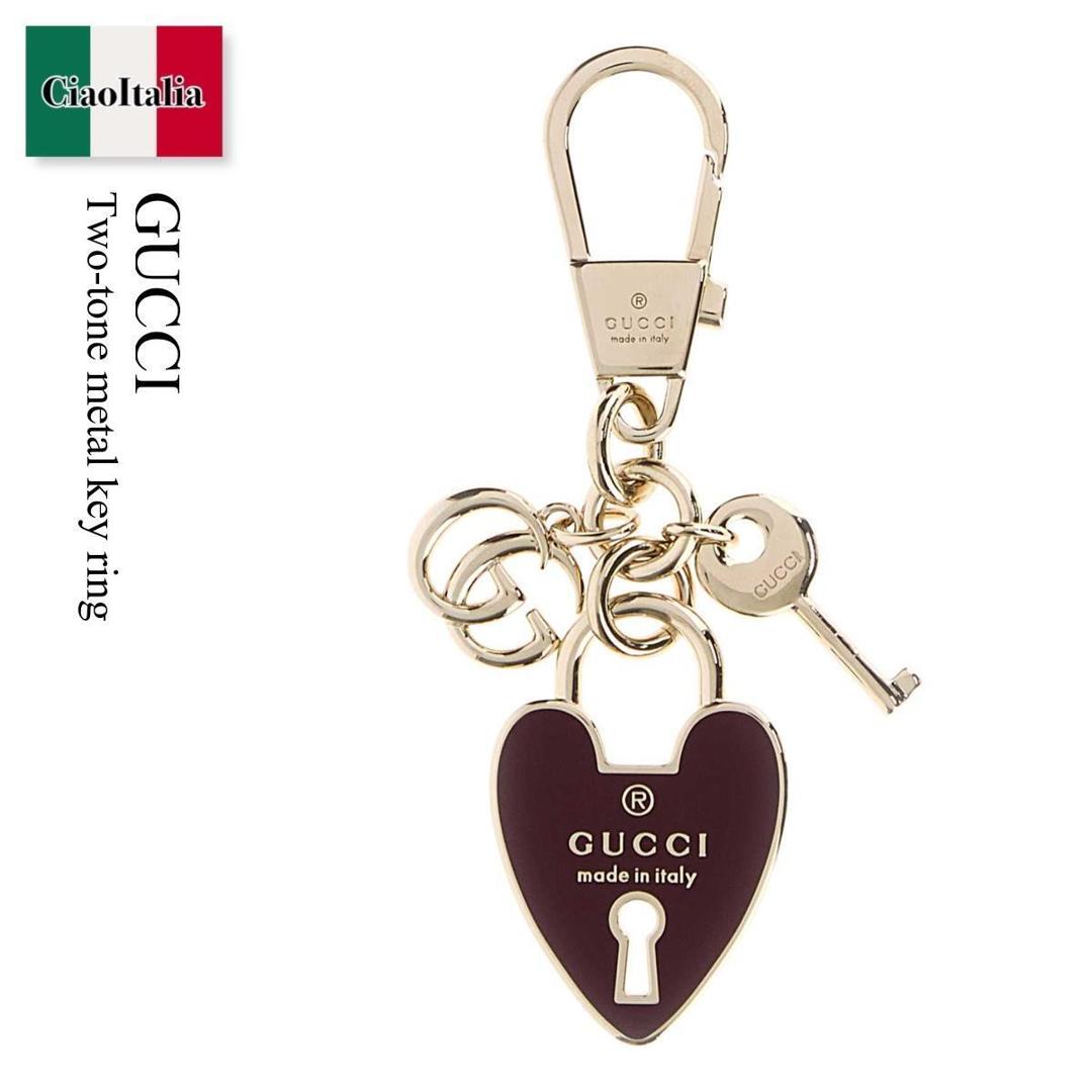 楽天市場】GUCCI グッチ キーリング＆キーホルダーエンボスロゴハート