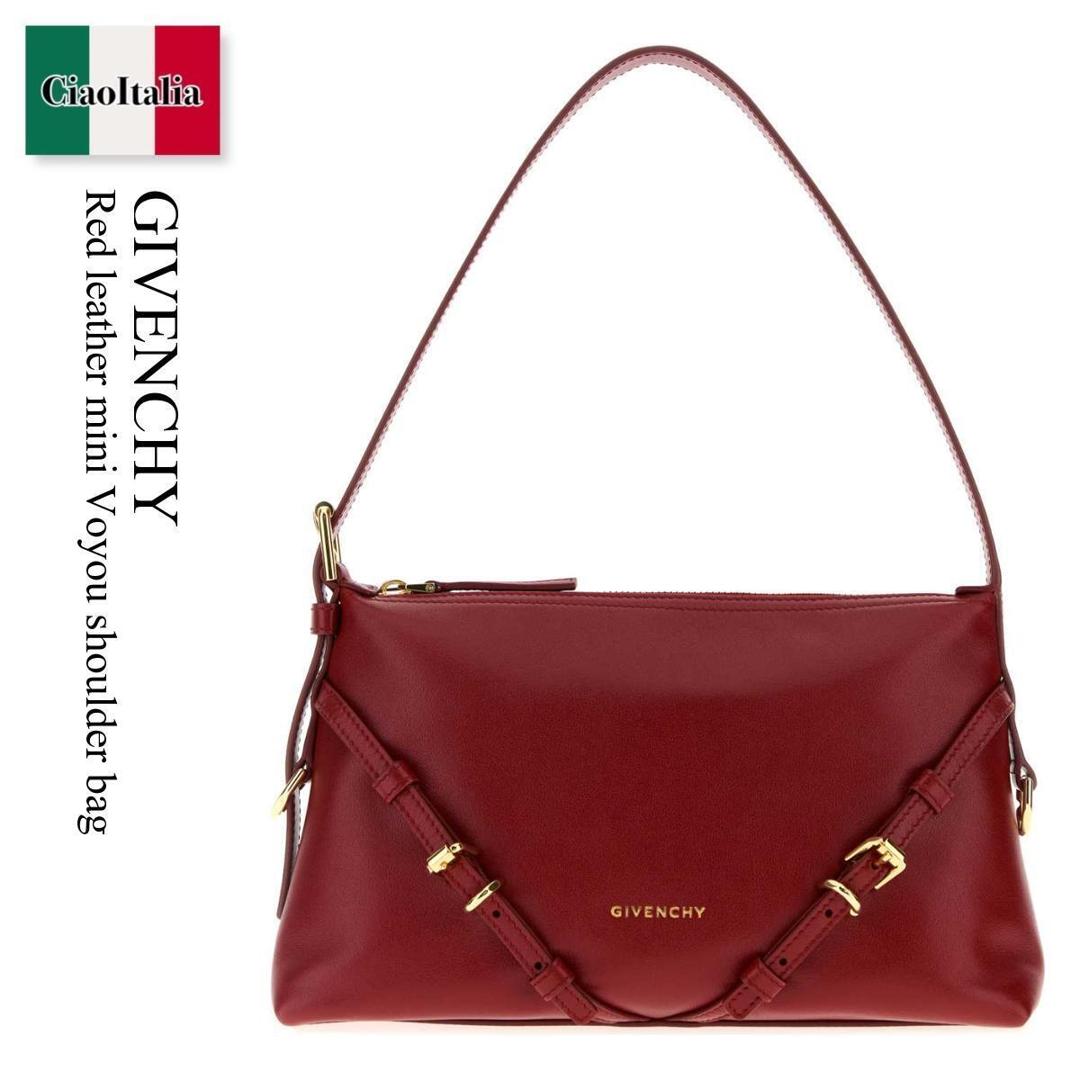 【数量限定・在庫限り・早い者勝ち！】 ジバンシィ / かばん / カバン / Givenchy Red Leather Mini Voyou Shoulder Bag / BB514XB2AE / BB514XB2AE 601 / BB514XB2AE601 / ショルダーバッグ・ポシェット