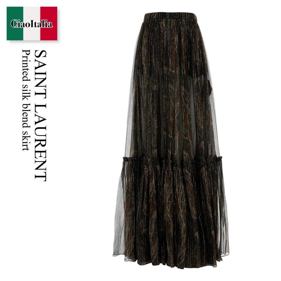 サンローランSAINT LAURENT☆Sサイズデニムスカート サンローランSAINT LAURENT☆Sサイズデニムスカート サンローラン