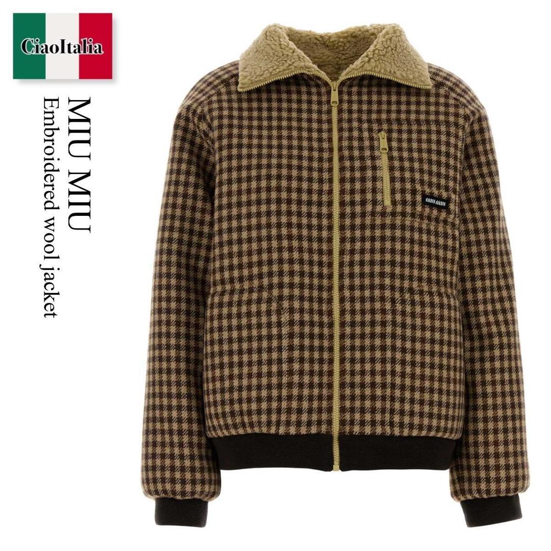 楽天市場】ミュウミュウ ジャケット MIU MIU レディース ウォッシュド