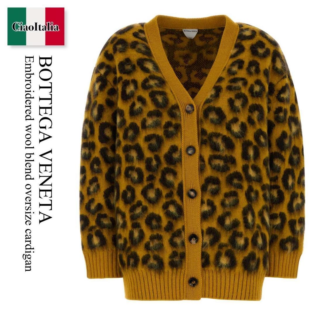【数量限定・在庫限り・早い者勝ち！】 ボッテガ・ヴェネタ / Bottega Veneta Embroidered Wool Blend Oversize Cardigan / 845600 V5MC0 / 845600 V5MC0 7103 / 845600V5MC0 / 845600V5MC0 7103 / 845600V5MC07103 / カーディガン｜Ciao Italia