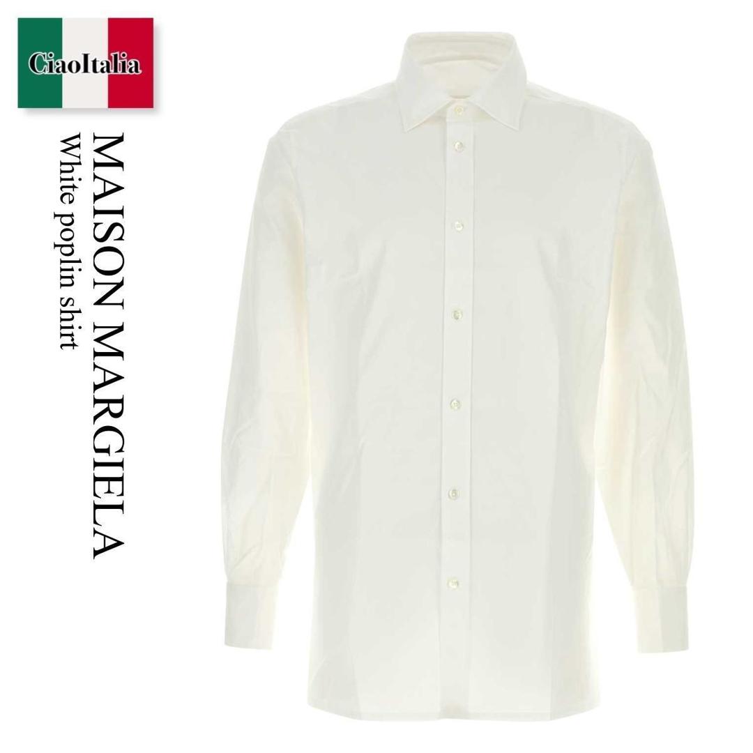 【物量制限事項・店卸し資産極限点・早め者制覇！】 棲み家 マルジェラ / Maison Margiela White Poplin Shirt / S50DT0063 S43001 / S50DT0063 S43001 100 / S50DT0063S43001 / S50DT0063S43001 100 / S50DT0063S43001100 / ティーシャツ