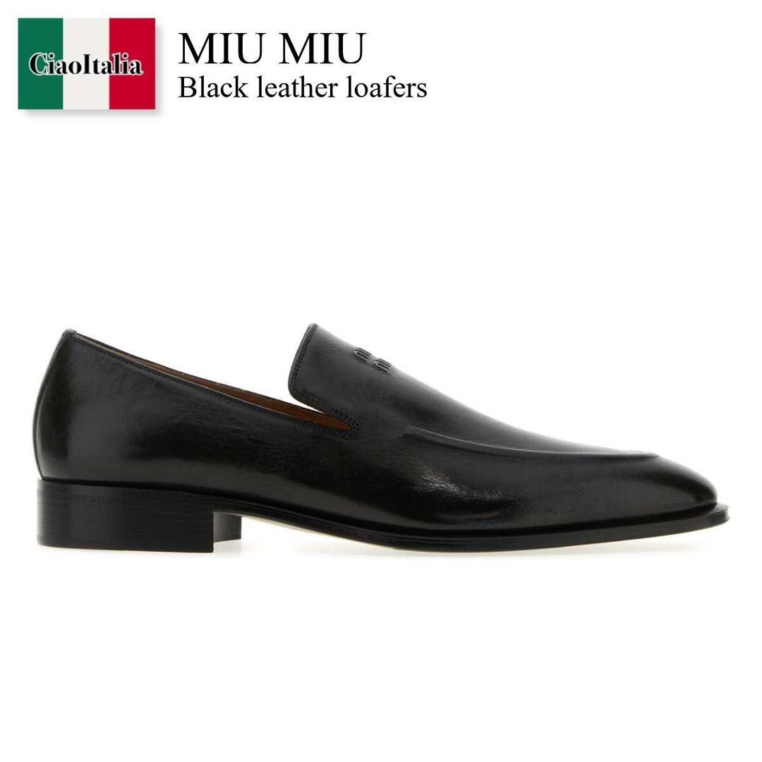 miumiu ローファー ミュール スクエアトゥ 90s 00s MIU MIU - ミュウミュウ MIU MIU ローファー ビーフロール