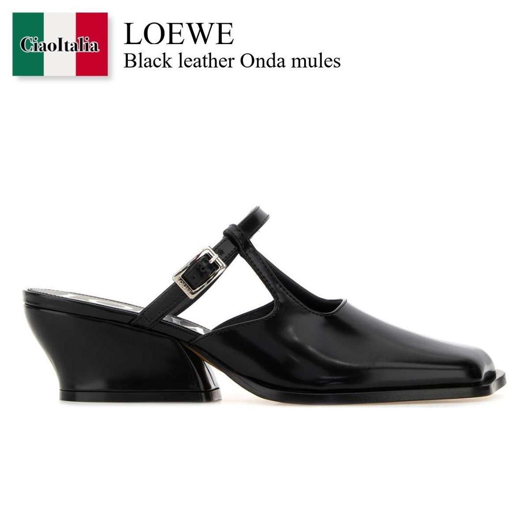 【裏張り済】LOEWE カンポ メリージェーン ミュール サンダル LOEWE ロエベ ミュール/LOEWE CAMPO MARY JANE MULE【大きいサイズあり