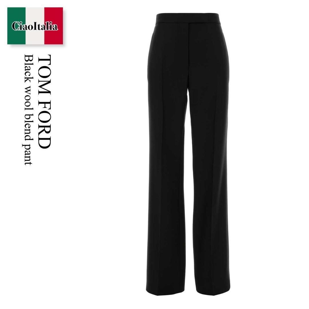 【数量限定・在庫限り・早い者勝ち！】 トム・フォード / Tom Ford Black Wool Blend Pant / PAW662FAX1584LB999 / PAW662FAX1584L B999 / PAW662FAX1584 / PAW662FAX1584 LB999 / パンツ｜Ciao Italia