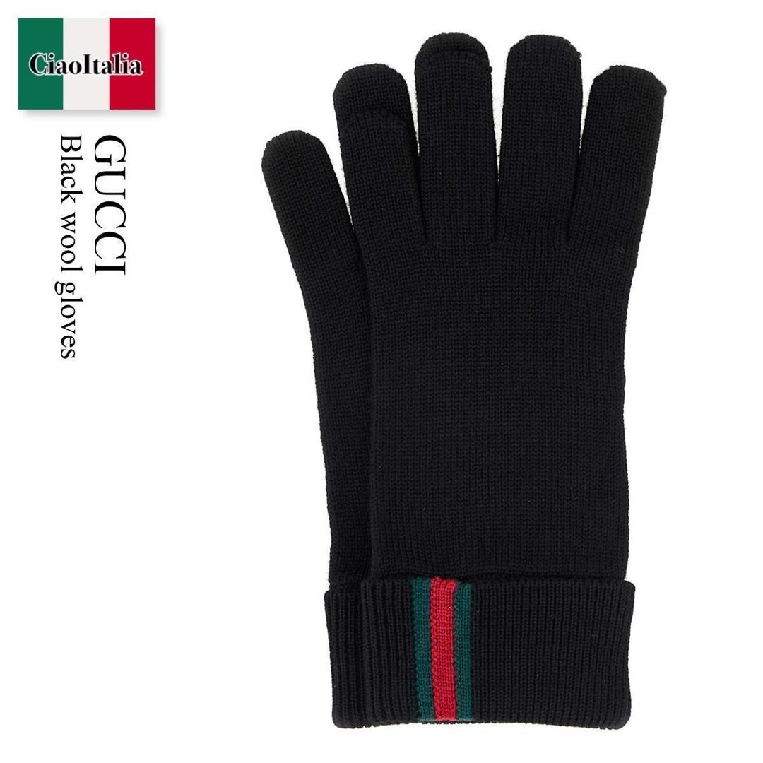 楽天市場】GUCCI グッチ カシミア100%指無し手袋フィンガーレス
