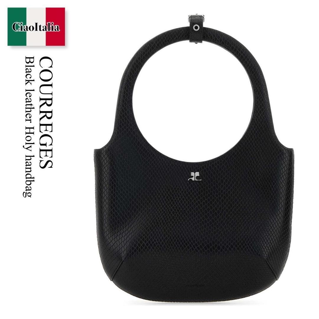 【数量限定・在庫限り・早い者勝ち!】 クレージュ / かばん / カバン / Courreges Black Leather Holy Handbag / 325GSA102CV0045 / 325GSA102CV0045 9999 / 325GSA102CV00459999 / ハンドバッグ|Ciao Italia