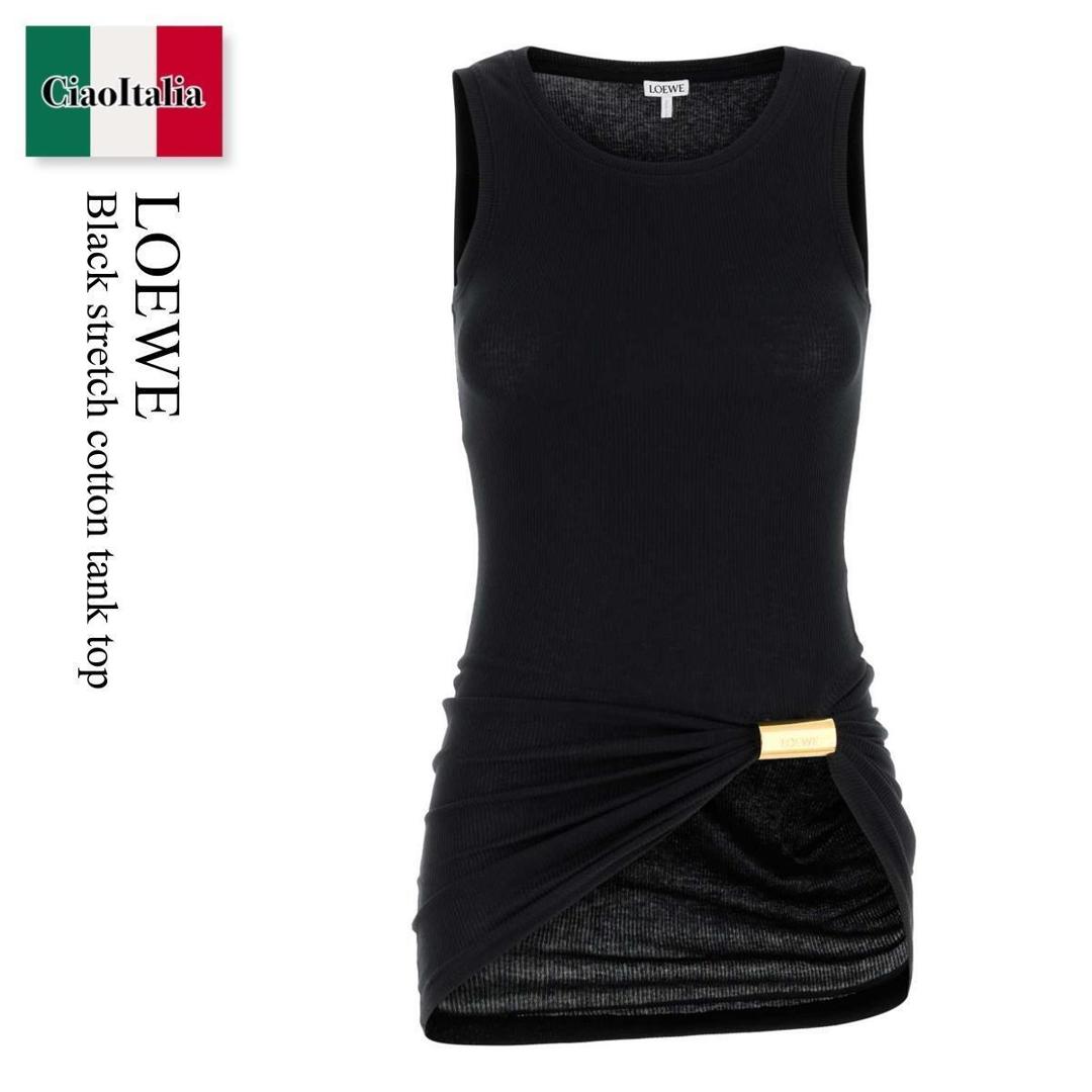 楽天市場】ロエベ LOEWE タンクトップ ブラック レディース s540y07xa2