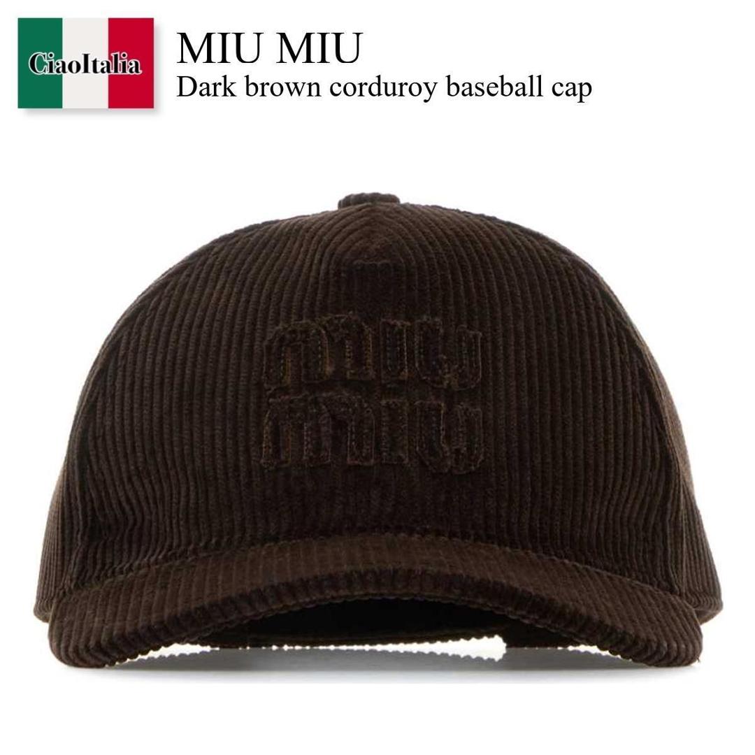 値下げしました miumiu ベロアキャップ❤︎ miu MIUMIU ミュウミュウ ベースボールキャップ 5HC179 068