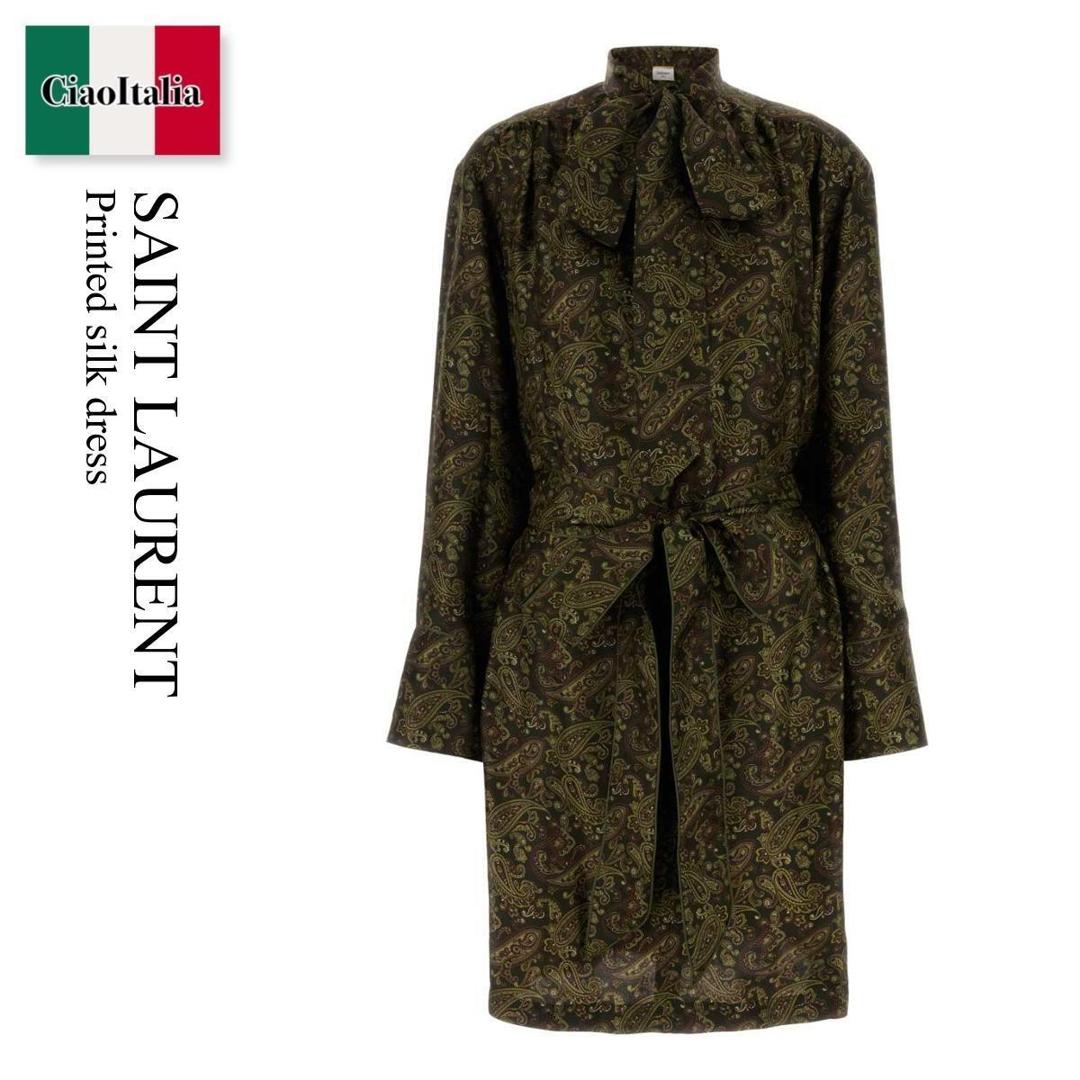 楽天市場】SAINT LAURENT サンローラン ワンピース 714266 Y5F51