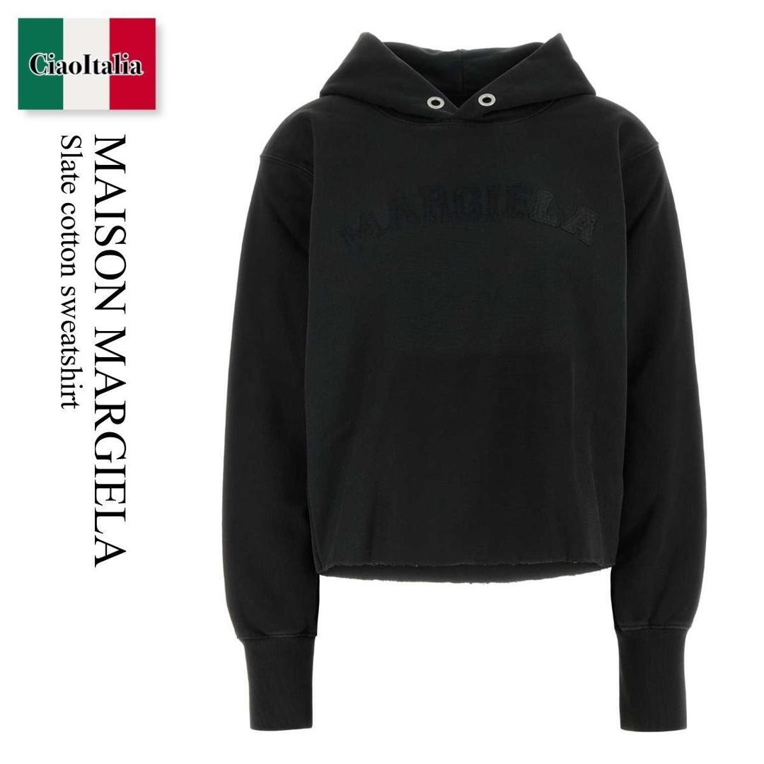 【寸法押さえる・店卸し資産境界線・早め者制覇！】 住み家 マルジェラ / Maison Margiela Slate Cotton Sweatshirt / S51GU0139 S25520 / S51GU0139 S25520 862 / S51GU0139S25520 / S51GU0139S25520 862 / S51GU0139S25520862 / パーカー・フーディ