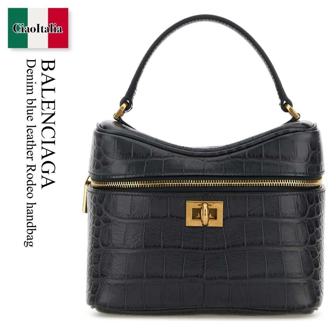 【数量限定・在庫限り・早い者勝ち！】 バレンシアガ / かばん / カバン / Balenciaga Denim Blue Leather Rodeo Handbag / 845594 2AA5L / 845594 2AA5L 1251 / 8455942AA5L / 8455942AA5L 1251 / 8455942AA5L1251 / ハンドバッグ｜Ciao Italia
