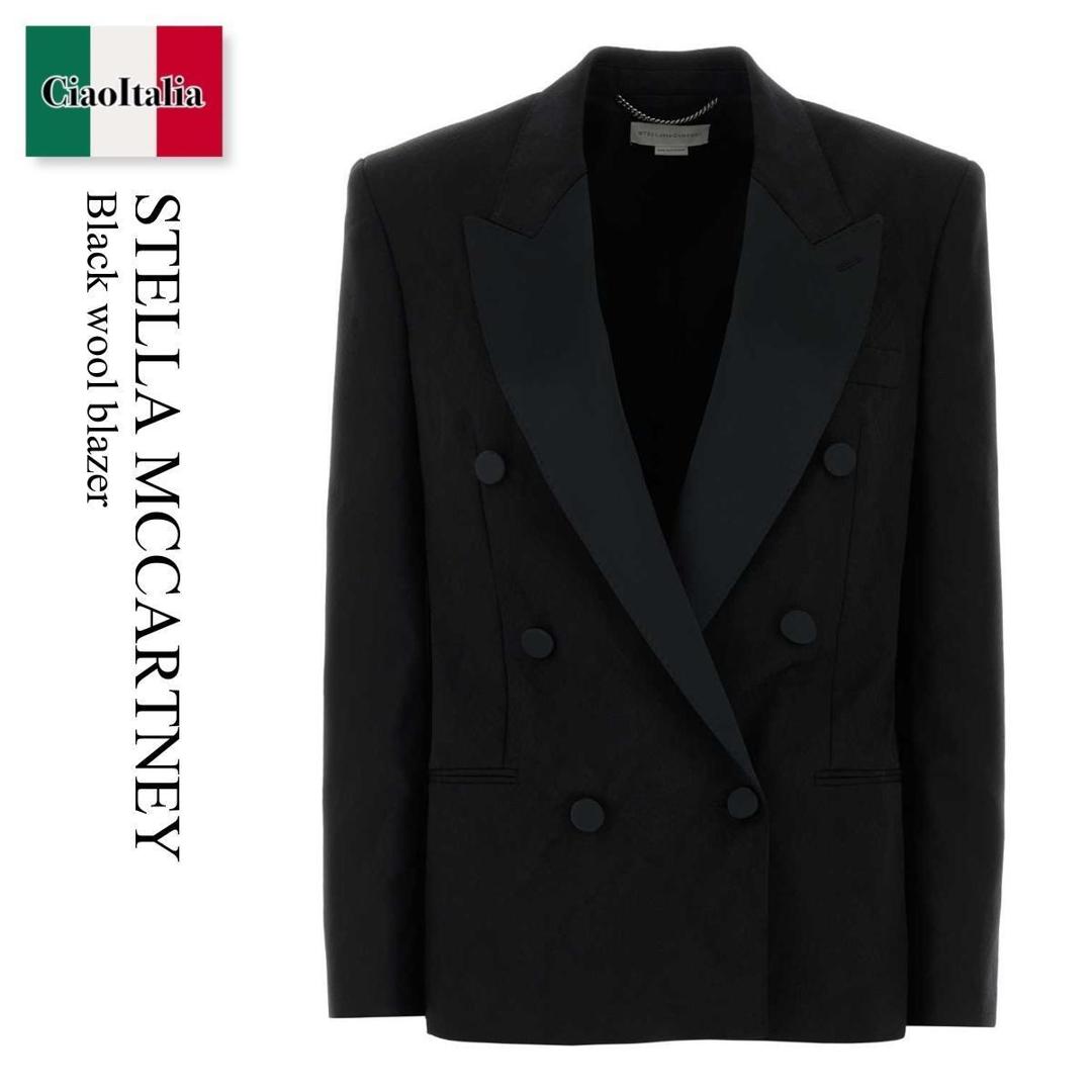 【数量限定・在庫限り・早い者勝ち!】 ステラ・マッカートニー / Stella Mccartney Black Wool Blazer / 650167 3GJ758 / 650167 3GJ758 1000 / 6501673GJ758 / 6501673GJ758 1000 / 6501673GJ7581000 / ジャケット|Ciao Italia