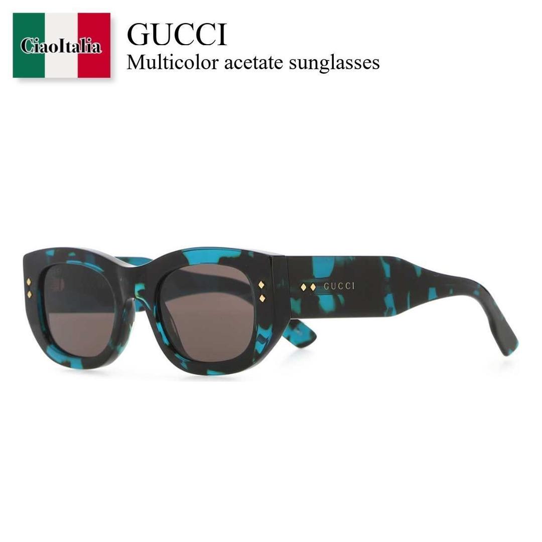 【数量限定・在庫限り・早い者勝ち！】 グッチ / Gucci Multicolor Acetate Sunglasses / 706697 J0740 / 706697 J0740 4612 / 706697J0740 / 706697J0740 4612 / 706697J07404612 / サングラス