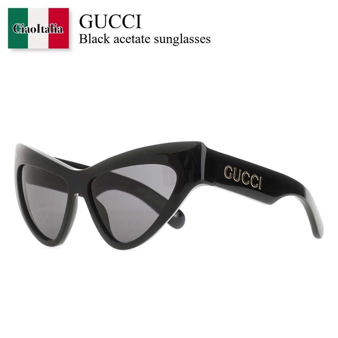 【数量限定・在庫限り・早い者勝ち！】 グッチ / Gucci Black Acetate Sunglasses / 733344 J0740 / 733344 J0740 1012 / 733344J0740 / 733344J0740 1012 / 733344J07401012 / サングラス