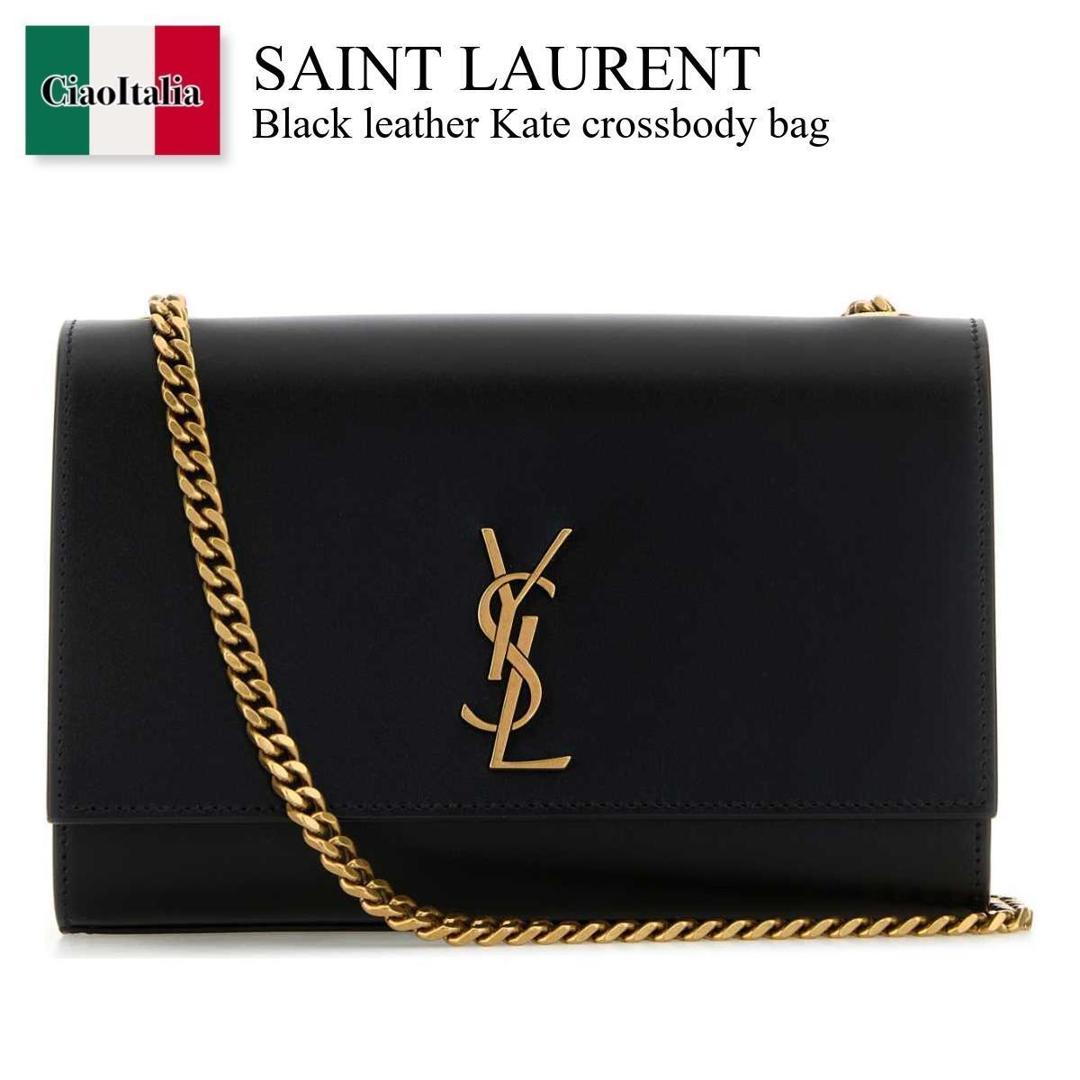 【数量限定・在庫限り・早い者勝ち！】 サンローラン / かばん / カバン / Saint Laurent Black Leather Kate Crossbody Bag / 851504 2R20W / 851504 2R20W 1000 / 8515042R20W / 8515042R20W 1000 / 8515042R20W1000 / ショルダーバッグ・ポシェット
