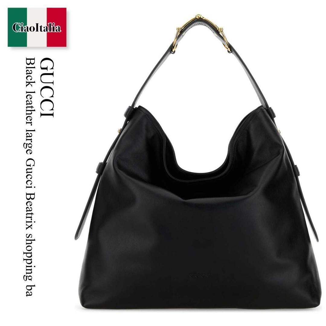 【数量限定・在庫限り・早い者勝ち!】 グッチ / かばん / カバン / Gucci Black Leather Large Gucci Beatrix Shopping Ba / 850546 AAFK4 / 850546 AAFK4 1000 / 850546AAFK4 / 850546AAFK4 1000 / 850546AAFK41000 / トートバッグ|Ciao Italia