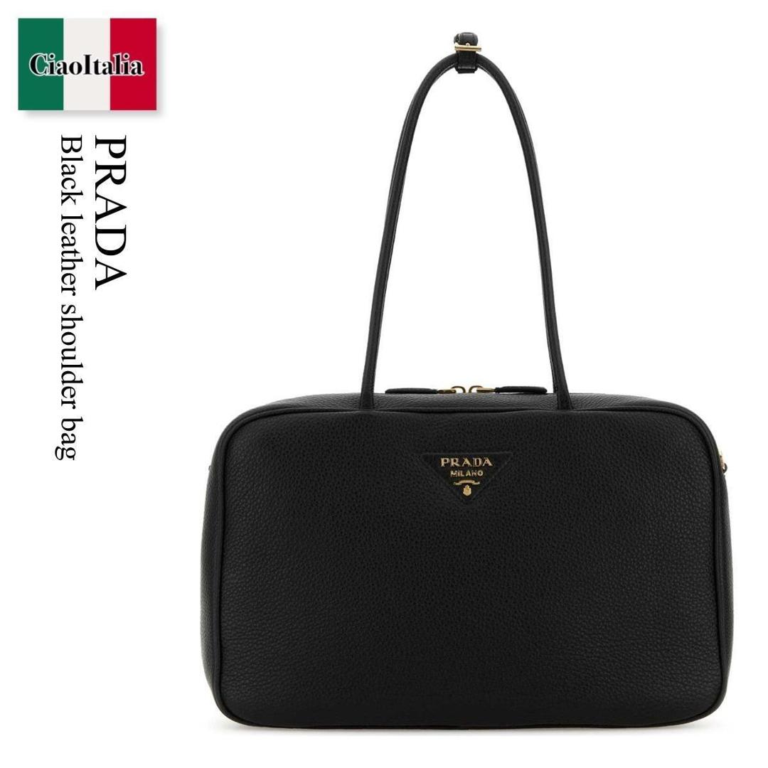 【数量限定・在庫限り・早い者勝ち!】 プラダ / かばん / カバン / Prada Black Leather Shoulder Bag / 1BB128 F0632 / 1BB128 VONO2DKV F0632 / 1BB128VONO2DKV / 1BB128VONO2DKV F0632 / 1BB128VONO2DKVF0632 / ショルダーバッグ・ポシェット|Ciao Italia