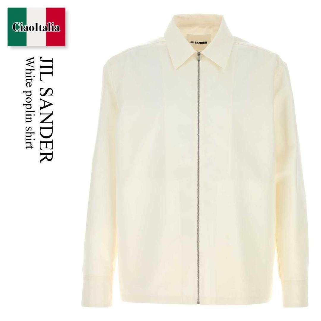 【寸法押さえる・店卸し資産境界線・早め者制覇！】 ジルサンダー / Jil Sander White Poplin Shirt / J22DL0368J 45266 / J22DL0368J 45266 101 / J22DL0368J45266 / J22DL0368J45266 101 / J22DL0368J45266101 / プルオーバー