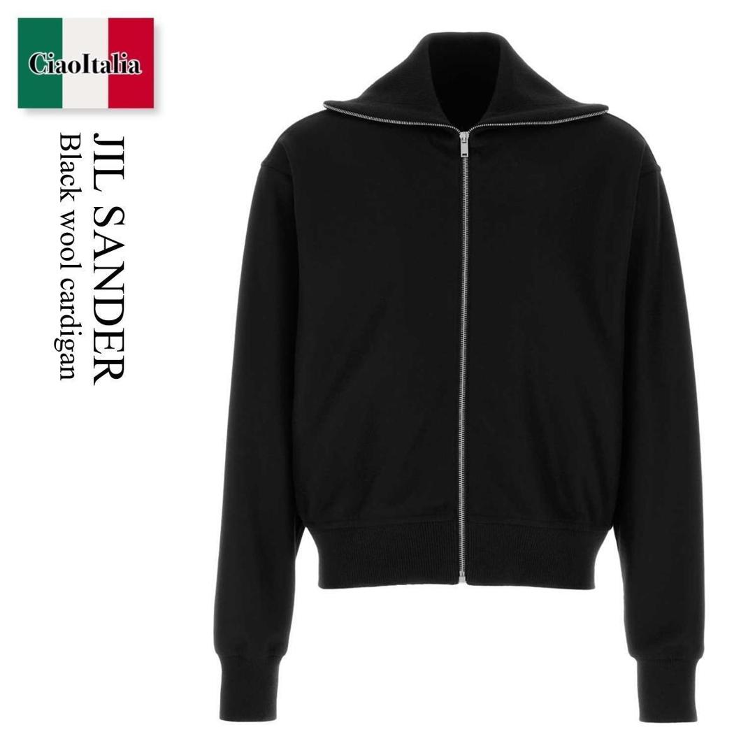 【寸法押さえる・店卸し資産境界線・早め者制覇！】 ジルサンダー / Jil Sander Black Wool Cardigan / J61HG0003J 40045 / J61HG0003J 40045 001 / J61HG0003J40045 / J61HG0003J40045 001 / J61HG0003J40045001 / スウェット・トレーナー