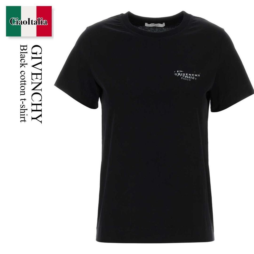 【数量限定・在庫限り・早い者勝ち！】 ジバンシィ / Givenchy Black Cotton T-Shirt / BW70FJP7A7 / BW70FJP7A7 001 / BW70FJP7A7001 / Tシャツ・カットソー