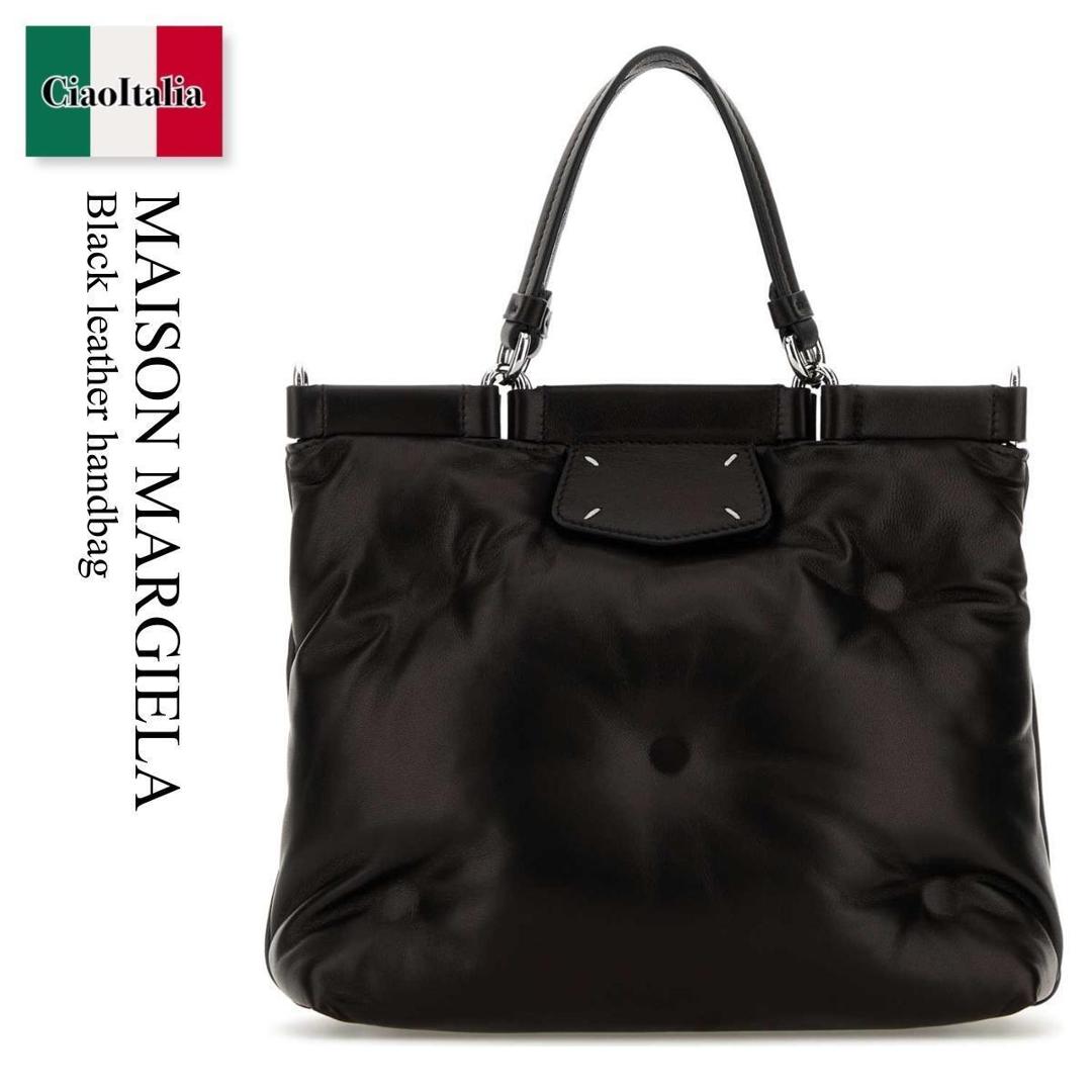 【数量限定・在庫限り・早い者勝ち！】 メゾン マルジェラ / かばん / カバン / Maison Margiela Black Leather Handbag / S56WD0133 P8840 / S56WD0133 P8840 T8013 / S56WD0133P8840 / S56WD0133P8840 T8013 / S56WD0133P8840T8013 / ハンドバッグ 119,995円