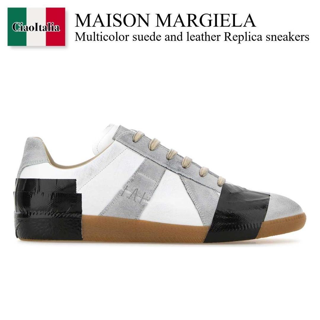 【数量限定・在庫限り・早い者勝ち!】 メゾン マルジェラ / Maison Margiela Multicolor Suede And Leather Replica Sneaker / S57WS0524 P7569 / S57WS0524 P7569 H1937 / S57WS0524P7569 / S57WS0524P7569 H1937 / S57WS0524P7569H1937 / スニーカー