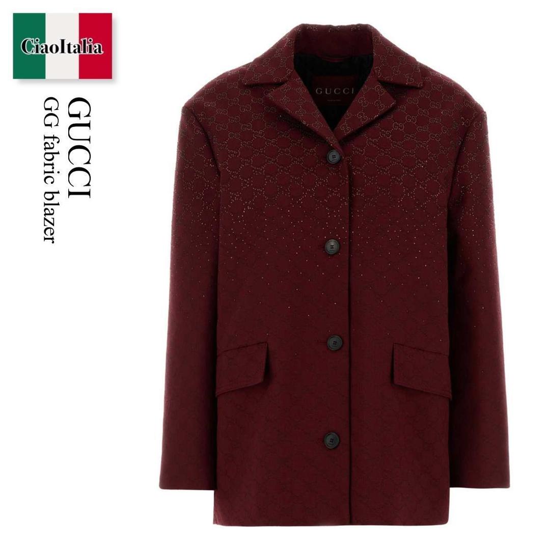 【量目押さえる・店卸し資産極限点・早め者制勝！】 グッチ / Gucci Gg Fabric Blazer / 853047 ZKU09 / 853047 ZKU09 6207 / 853047ZKU09 / 853047ZKU09 6207 / 853047ZKU096207 / 上衣