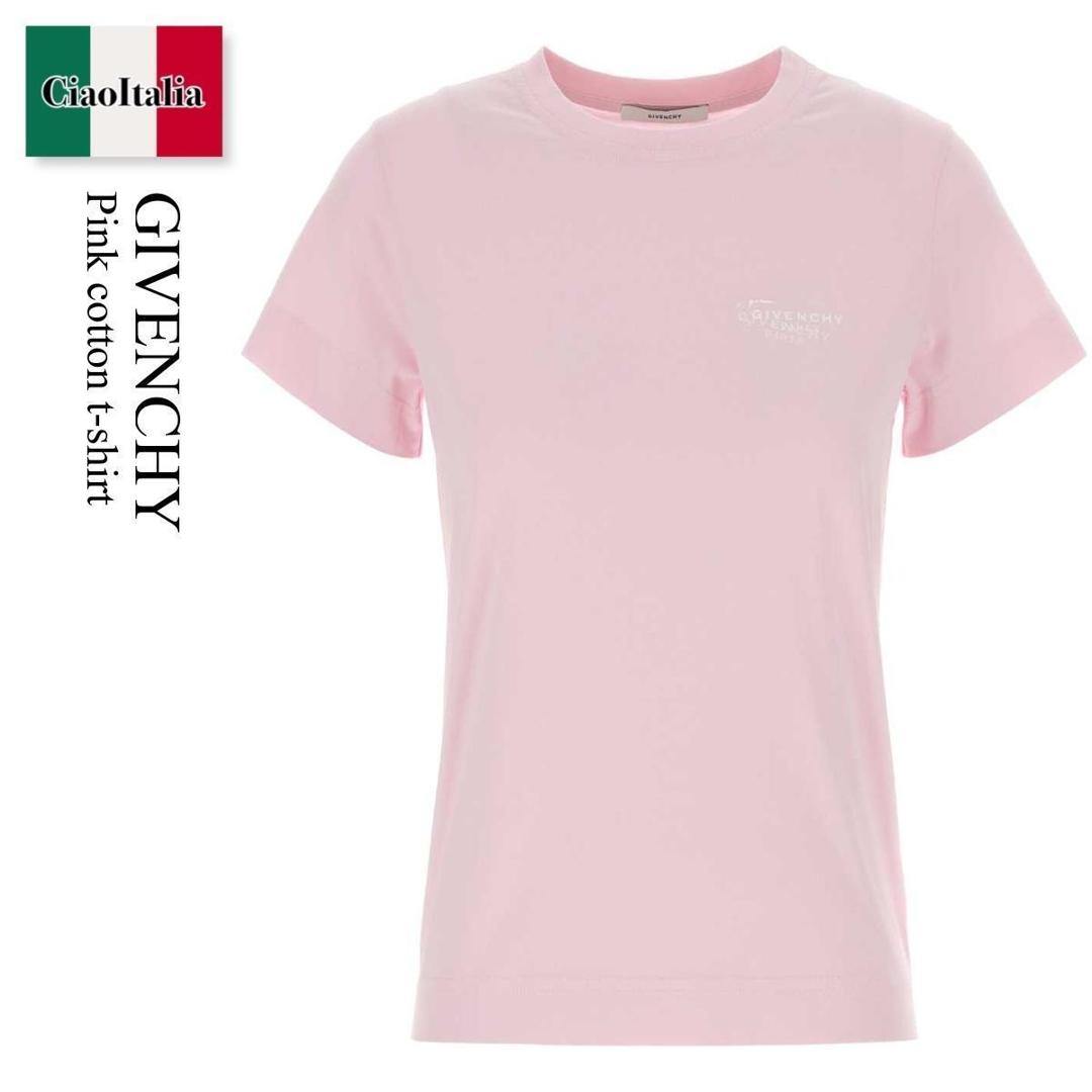【数量限定・在庫限り・早い者勝ち！】 ジバンシィ / Givenchy Pink Cotton T-Shirt / BW70FJP7A7 / BW70FJP7A7 681 / BW70FJP7A7681 / Tシャツ・カットソー