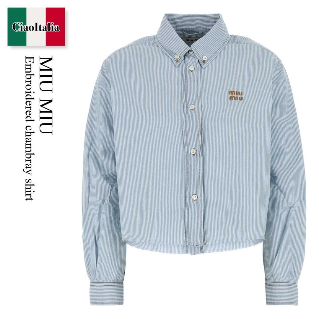 楽天市場】MIUMIU ミュウミュウ シャツ MK1793 10RG レディース 長袖