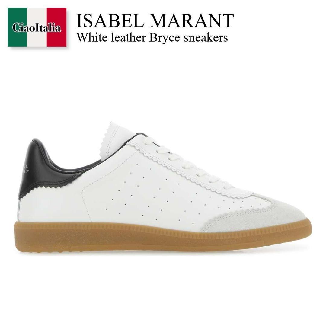 【寸法押さえる・店卸し資産境界線・早め者制覇！】 イザベルマラン / Isabel Marant White Leather Bryce Sneakers / BK0014 FAA1E21S / BK0014 FAA1E21S 20WH / BK0014FAA1E21S / BK0014FAA1E21S 20WH / BK0014FAA1E21S20WH / スニーカー