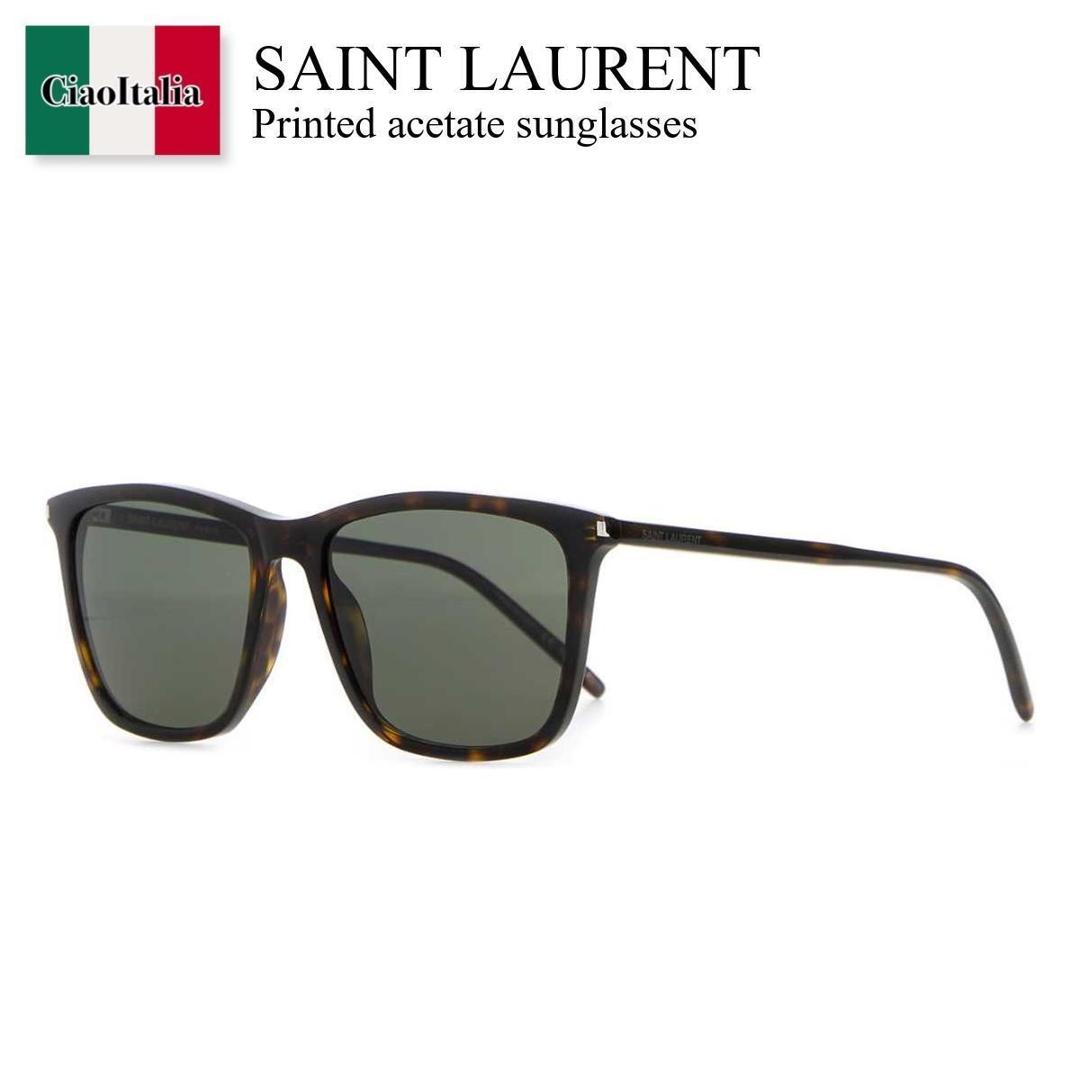 【数量限定・在庫限り・早い者勝ち！】 サンローラン / Saint Laurent Printed Acetate Sunglasses / 843063 Y9956 / 843063 Y9956 2338 / 843063Y9956 / 843063Y9956 2338 / 843063Y99562338 / サングラス