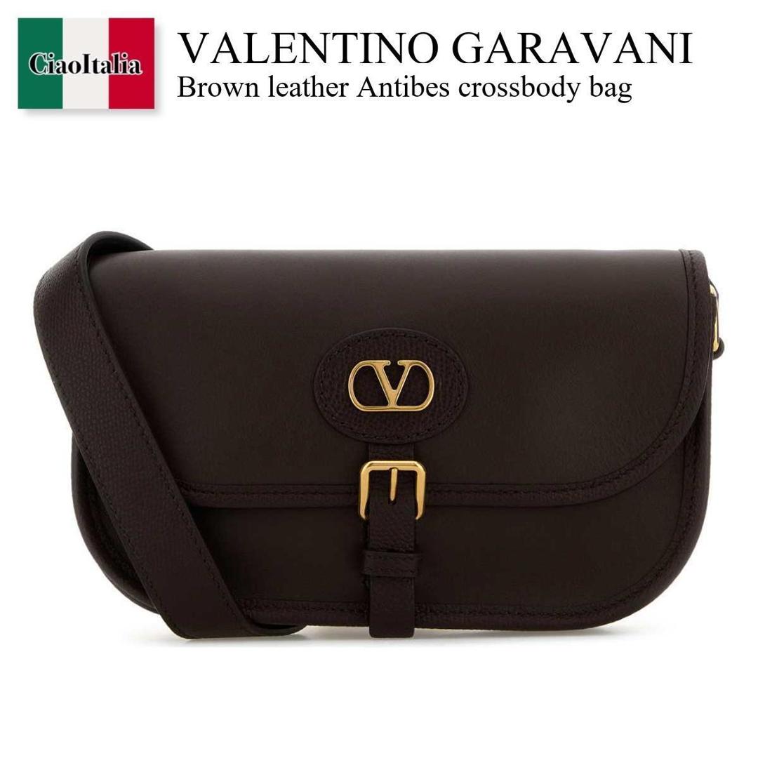 【寸法押さえる・店卸し資産境界線・早め者制覇！】 バレンチノ / かばん / 袋 / Valentino Garavani Brown Leather Antibes Crossbody Bag / 8Y2B0S82RBN / 8Y2B0S82RBN REL / 8Y2B0S82RBNREL / ショルダーバッグ