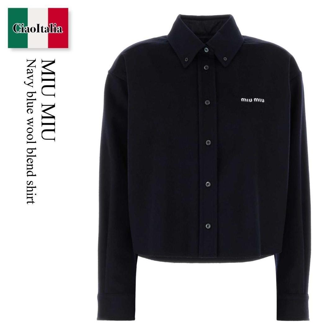 楽天市場】MIUMIU ミュウミュウ シャツ MK1793 10RG レディース 長袖