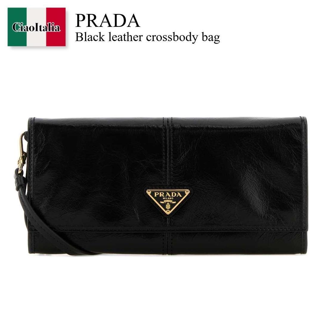 【数量限定・在庫限り・早い者勝ち！】 プラダ / かばん / カバン / Prada Black Leather Crossbody Bag / 1MT036 F0002 / 1MT036 2CYR F0002 / 1MT0362CYR / 1MT0362CYR F0002 / 1MT0362CYRF0002 / ショルダーバッグ・ポシェット