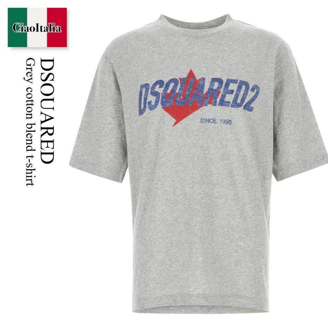 【数量限定・在庫限り・早い者勝ち！】 ディースクエアード / Dsquared Grey Cotton Blend T-Shirt / S74GD1556 D20104 / S74GD1556 D20104 856M / S74GD1556D20104 / S74GD1556D20104 856M / S74GD1556D20104856M / Tシャツ・カットソー