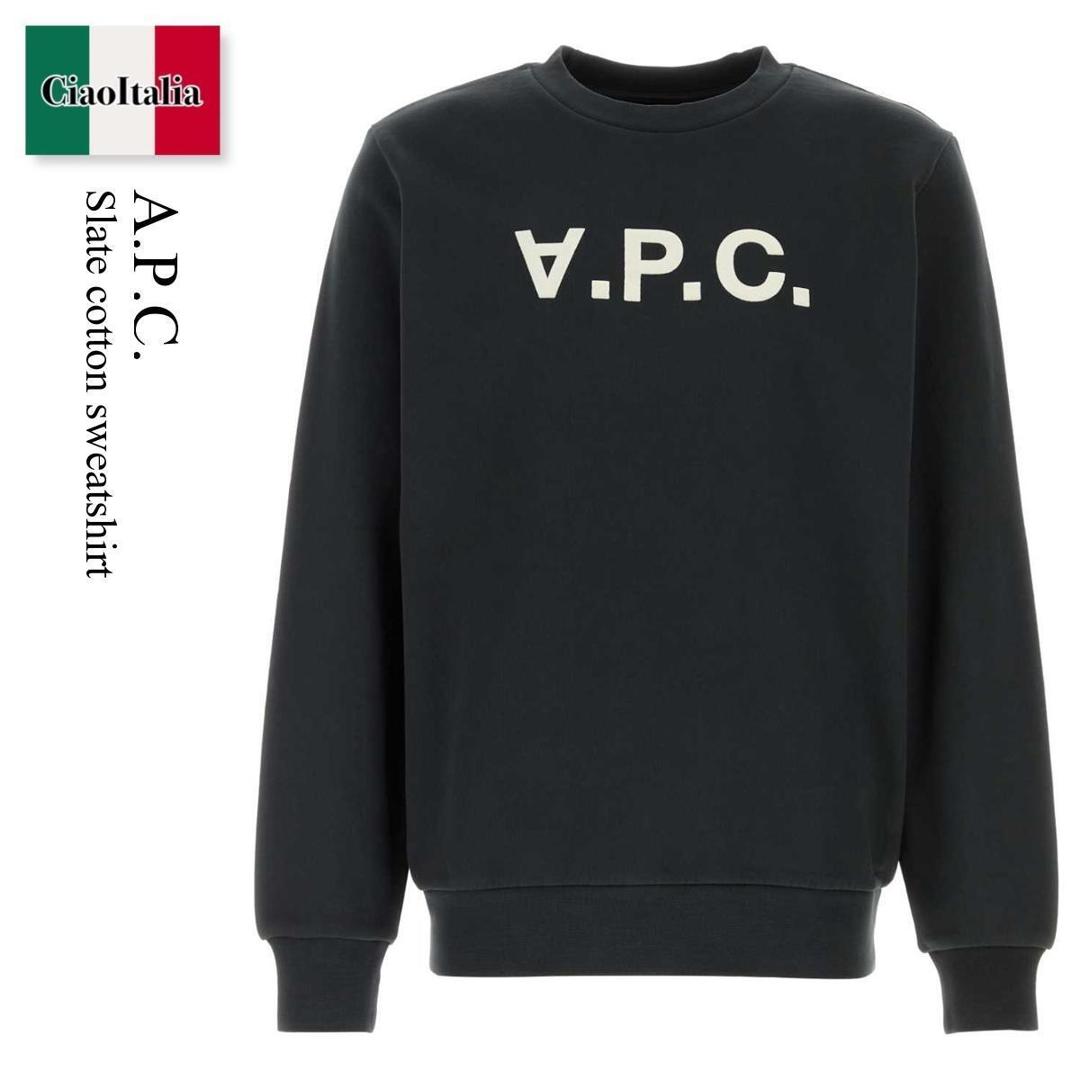 【数量限定・在庫限り・早い者勝ち！】 A.P.C. / A.P.C. Slate Cotton Sweatshirt / COHMC M27907 / COHMC M27907 TZD / COHMCM27907 / COHMCM27907 TZD / COHMCM27907TZD / スウェット・トレーナー