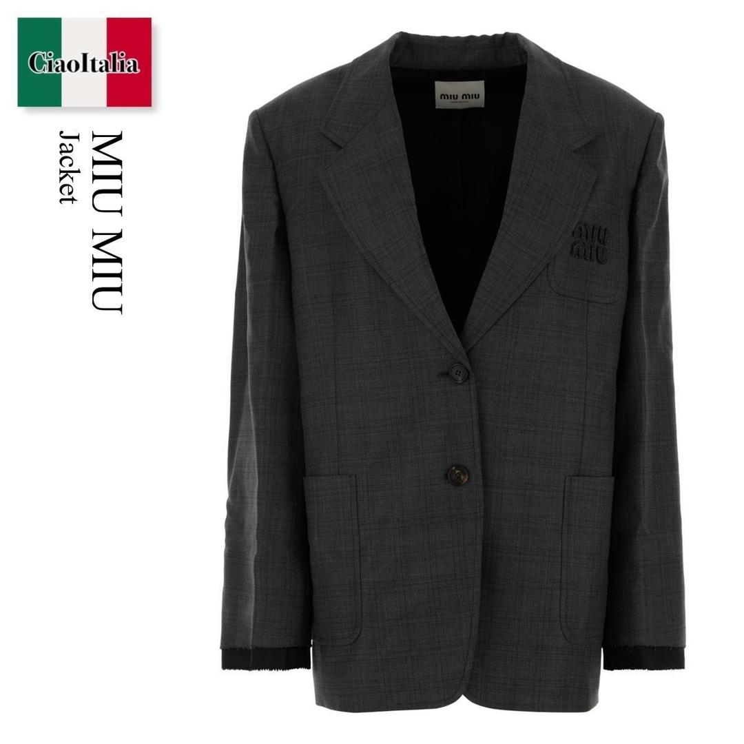 【量目押さえる・店卸し資産極限点・早め者制勝！】 ミュウミュウ / Miu Miu Jacket / MH1927 F0480 / MH1927 SQA116E6 F0480 / MH1927SQA116E6 / MH1927SQA116E6 F0480 / MH1927SQA116E6F0480 / 上衣余分の物