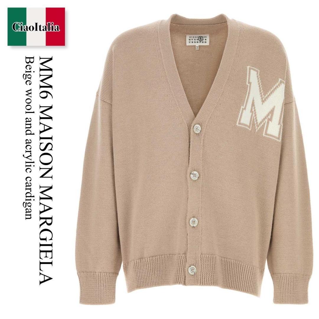 【数量限定・在庫限り・早い者勝ち！】 MM6 / Mm6 Maison Margiela Beige Wool And Acrylic Cardigan / SH0HP0012 M13206 / SH0HP0012 M13206 115 / SH0HP0012M13206 / SH0HP0012M13206 115 / SH0HP0012M13206115 / カーディガン｜Ciao Italia 58,294円