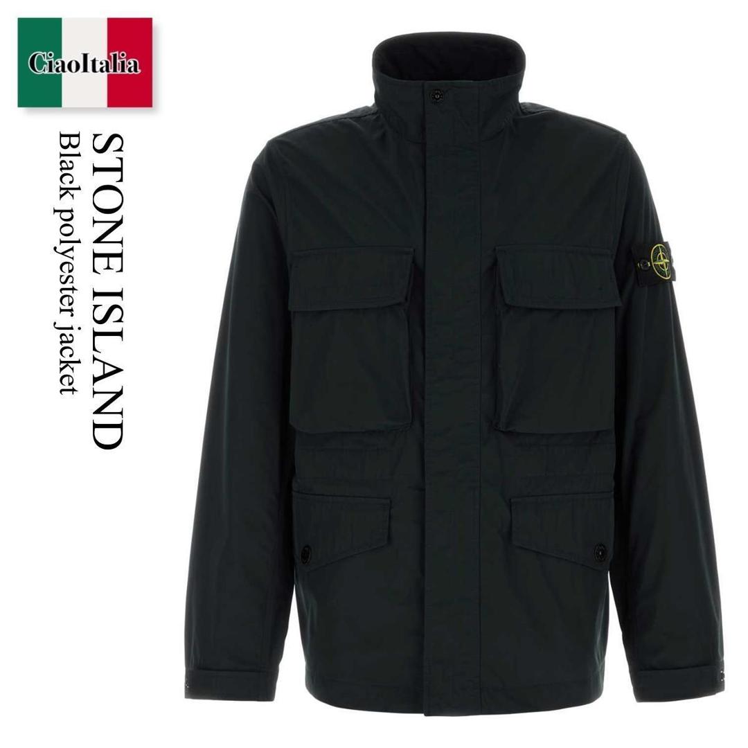 【数量限定・在庫限り・早い者勝ち！】 ストーンアイランド / Stone Island Black Polyester Jacket / L1S154100034S0026 / L1S154100034S0026 V0029 / L1S154100034S0026V0029 / ジャケットその他
