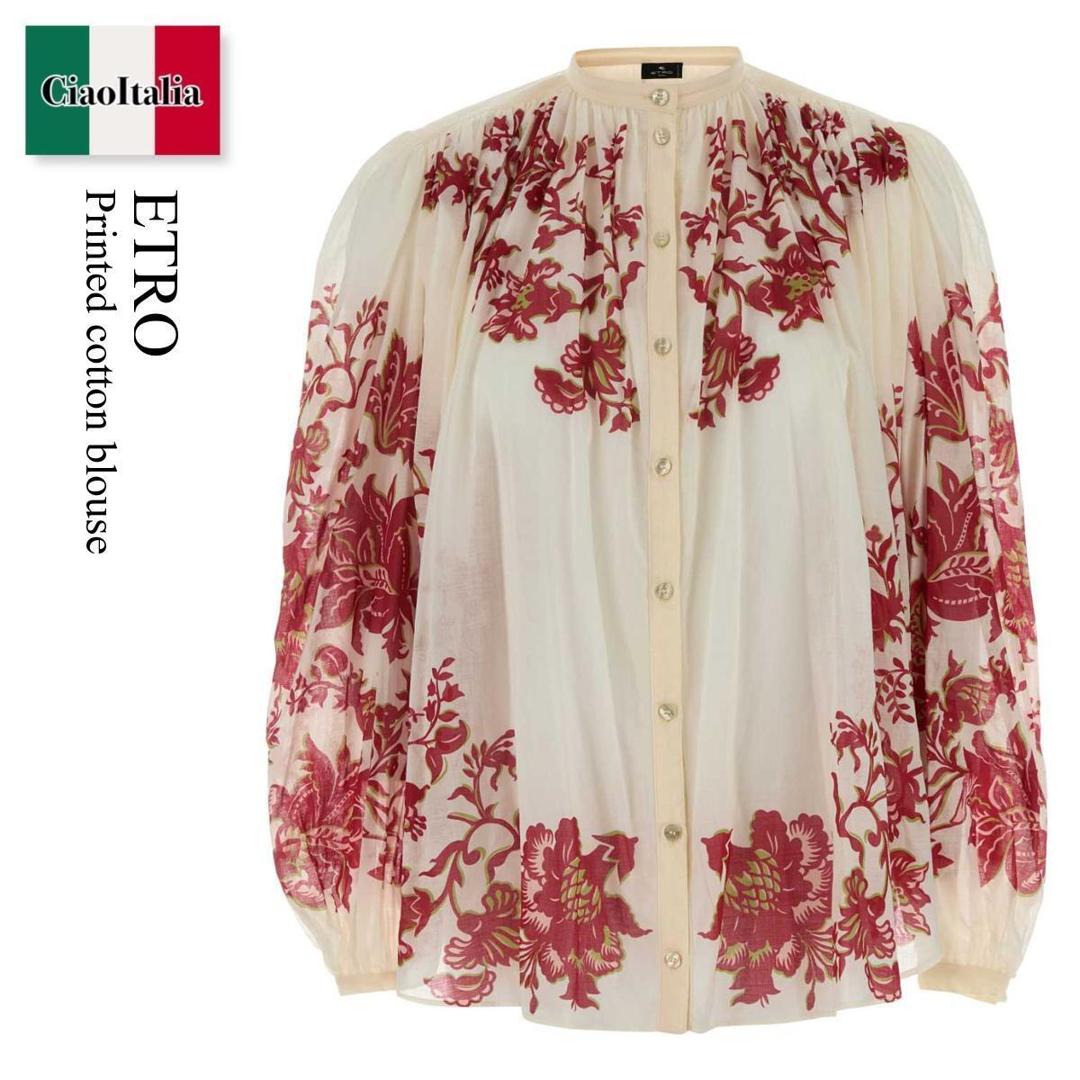 【数量限定・在庫限り・早い者勝ち!】 エトロ / Etro Printed Cotton Blouse / WRIA0 04899SP5I8 / WRIA0 04899SP5I8 X0808 / WRIA004899SP5I8 / WRIA004899SP5I8 X0808 / WRIA004899SP5I8X0808 / ブラウス・シャツ|Ciao Italia