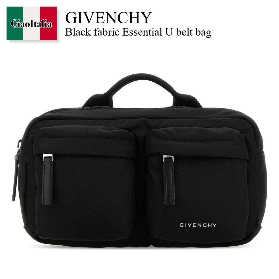 【寸法押さえる・店卸し資産境界線・早め者戦勝！】 ジバンシィ / かばん / 嚢 / Givenchy Black Fabric Essential U Belt Bag / BK50F8K1ZL / BK50F8K1ZL 001 / BK50F8K1ZL001 / ショルダーバッグ