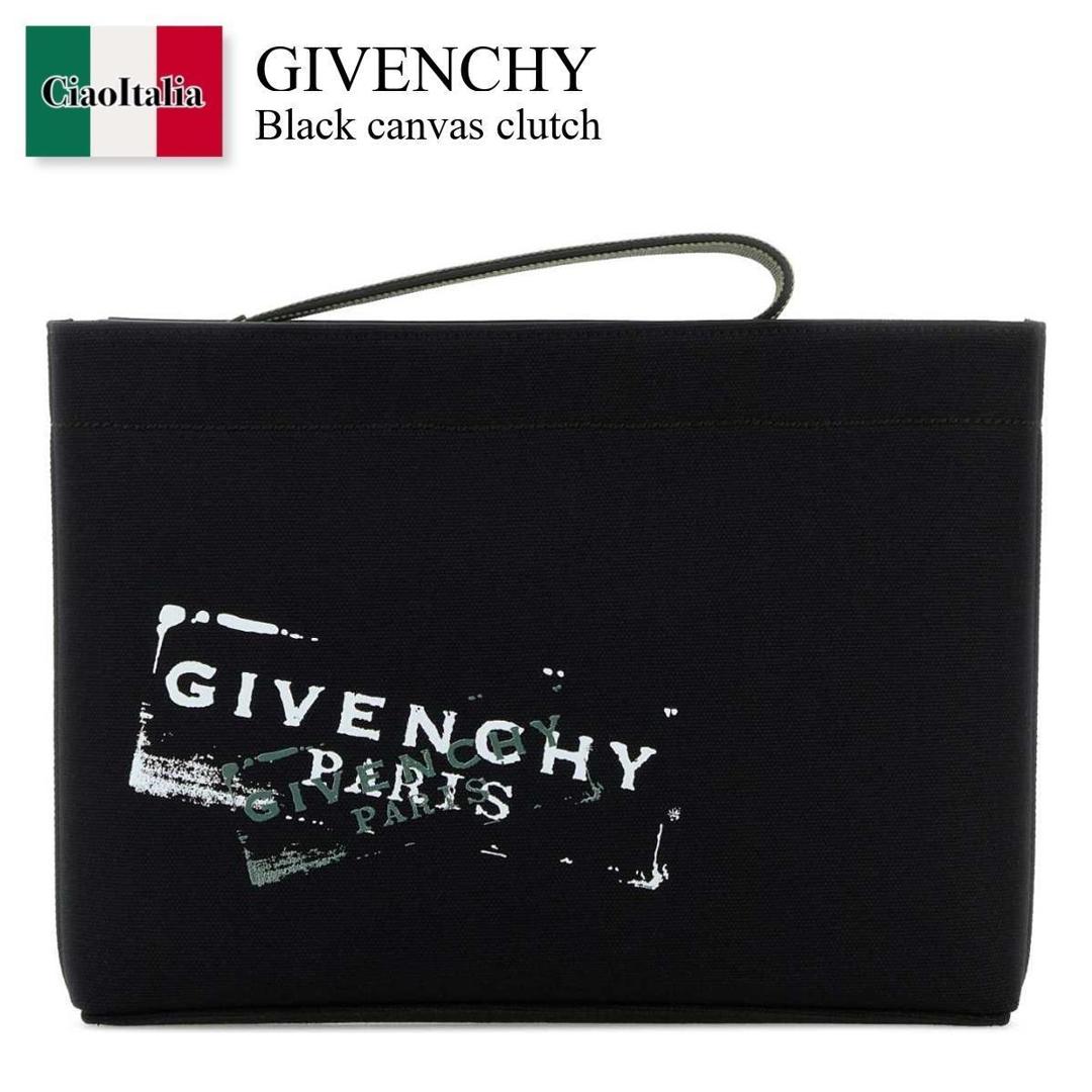 【寸法押さえる・店卸し資産境界線・早め者制覇！】 ジバンシィ / かばん / 袋 / Givenchy Black Canvas Clutch / BK60FVK21H / BK60FVK21H 001 / BK60FVK21H001 / クラッチペダル御徒面子