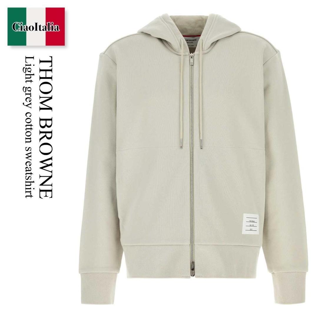 【寸法押さえる・店卸し資産境界線・早め者制覇！】 トム 赤銅色 / Thom Browne Light Grey Cotton Sweatshirt / MJT517A03037 / MJT517A03037 260 / MJT517A03037260 / スウェット・トレーナー