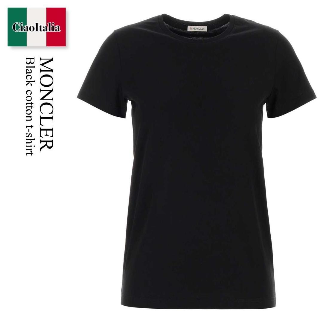 【数量限定・在庫限り・早い者勝ち！】 モンクレール / Moncler Black Cotton T-Shirt / L10938 999 / L10938 C73200V8058 999 / L10938C73200V8058 / L10938C73200V8058 999 / L10938C73200V8058999 / Tシャツ・カットソー