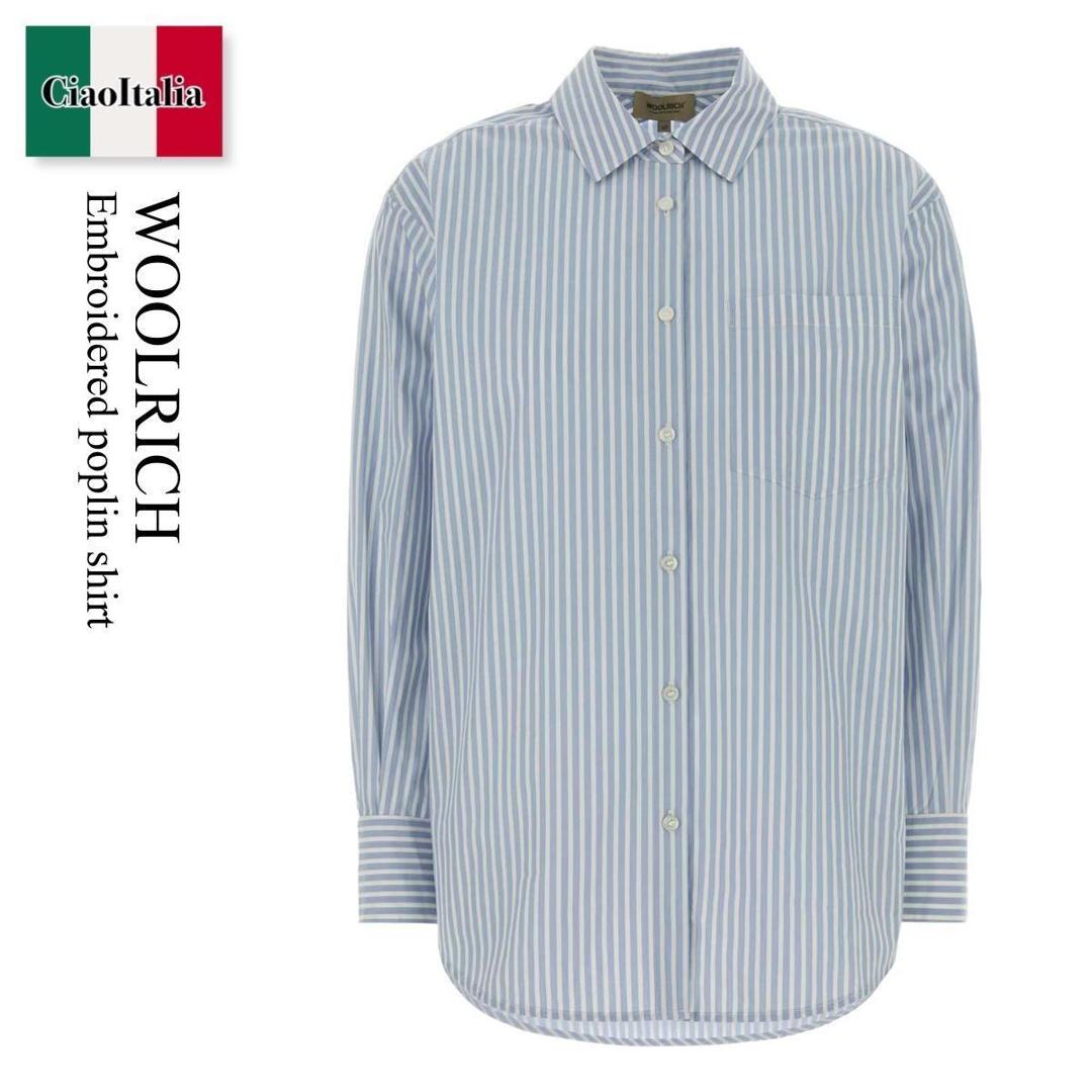 【数量限定・在庫限り・早い者勝ち！】 ウールリッチ / Woolrich Embroidered Poplin Shirt / CFWWSI2022FRUT5378 / CFWWSI2022FRUT5378 31199 / CFWWSI2022FRUT537831199 / ブラウス・シャツ｜Ciao Italia