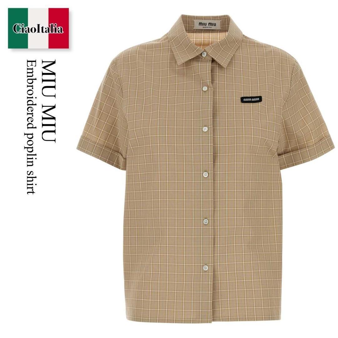 楽天市場】MIUMIU ミュウミュウ デニム シャツ GWC107 14HY レディース