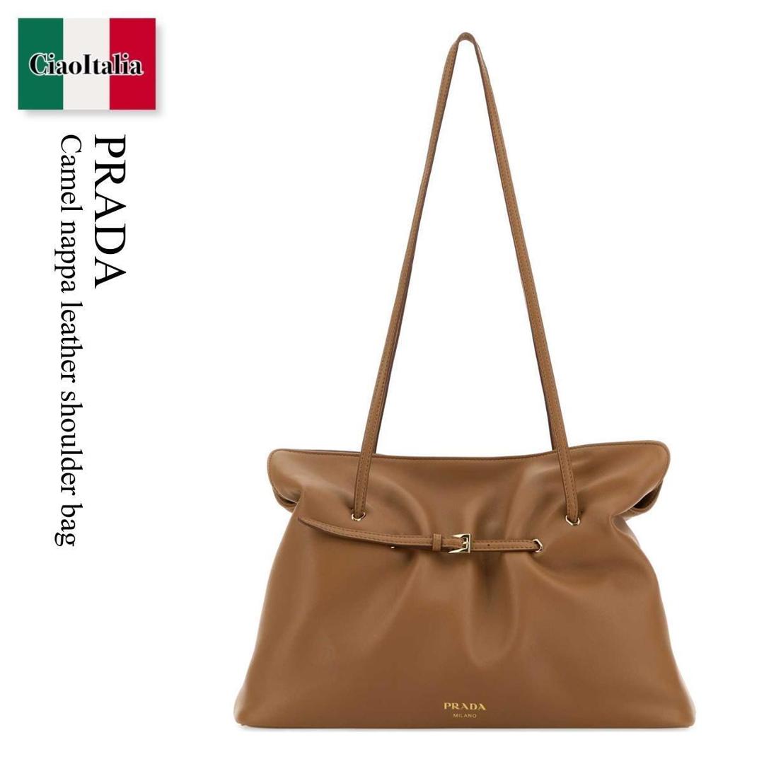 【数量限定・在庫限り・早い者勝ち！】 プラダ / かばん / カバン / Prada Camel Nappa Leather Shoulder Bag / 1BG594 F098L / 1BG594 2DX8 F098L / 1BG5942DX8 / 1BG5942DX8 F098L / 1BG5942DX8F098L / ショルダーバッグ・ポシェット
