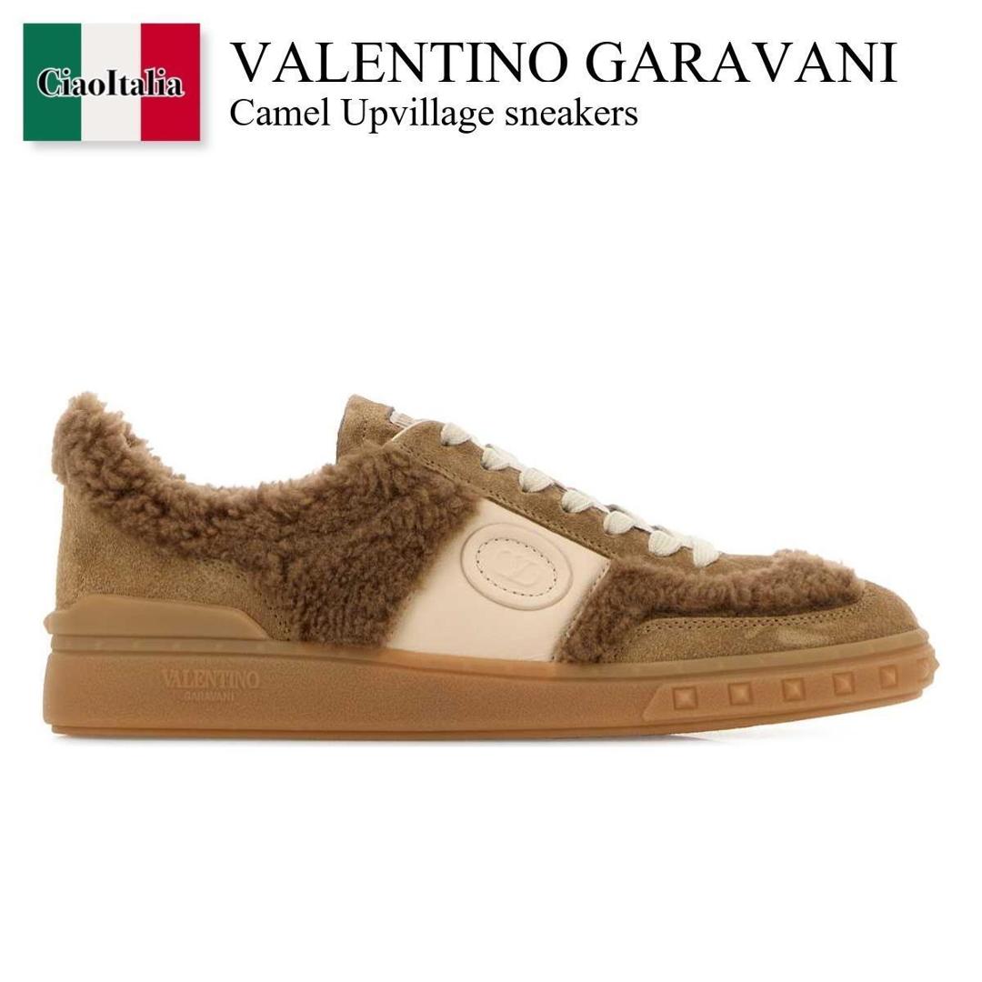 【分量制限事項・店卸し資産区分け・早め者白星！】 バレンチノ / Valentino Garavani Camel Upvillage Sneakers / 7W2S0IL9XXI / 7W2S0IL9XXI DGZ / 7W2S0IL9XXIDGZ / スニーカー