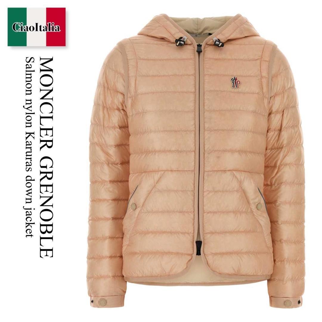 【分量制限事項・店卸し資産区分け・早め者白星！】 モンク線路 / Moncler Grenoble Salmon Nylon Karuras Down Jacket / L10981 51K / L10981 A00018597X6 51K / L10981A00018597X6 / L10981A00018597X6 51K / L10981A00018597X651K / 落ちこむ上衣・厚地の外套
